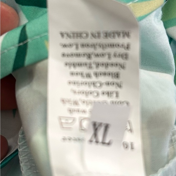 Vibrant Green and Blue Maxi Dress - Picture 11 of 11